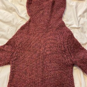 Turtle neck red sweater